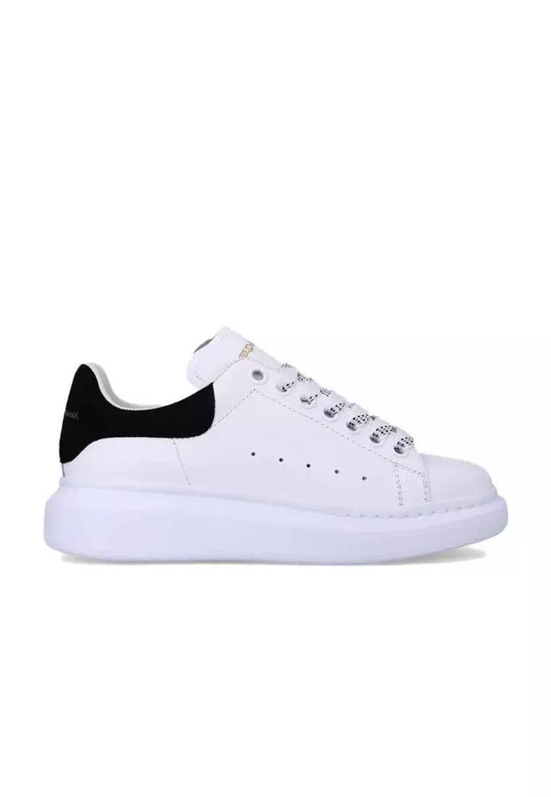 Alexander Mcqueen Leather Low-Top Leather Sneakers - 6.5